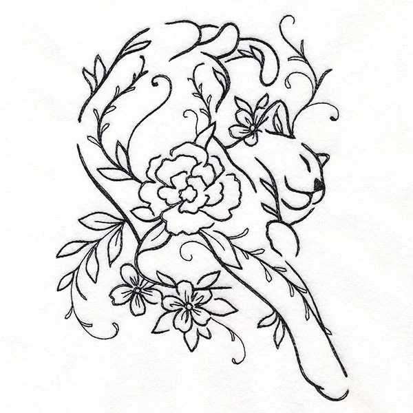 Floral Feline - Kitty Stretches - Image 4