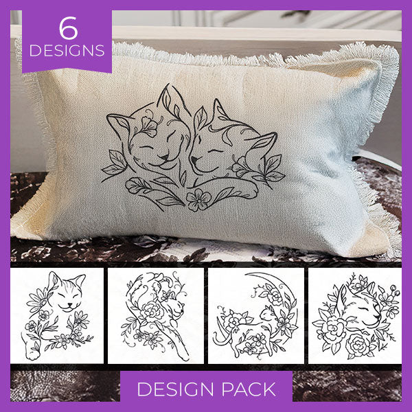 Floral Felines Design Pack - Image 7