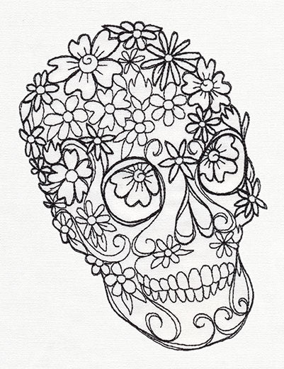 Flower Skull - Image 2