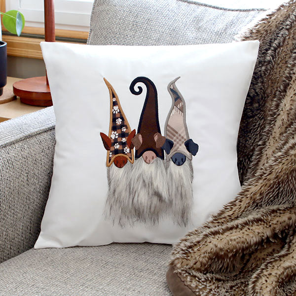 Fluffy Dog Gnome Trio (Applique) - Image 6