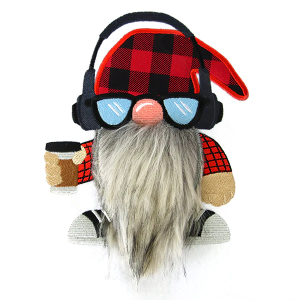 Fluffy Hipster Gnome (Applique) - Image 3