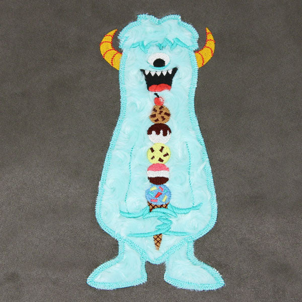 Fluffy Ice Cream Monster (Applique) - Image 2