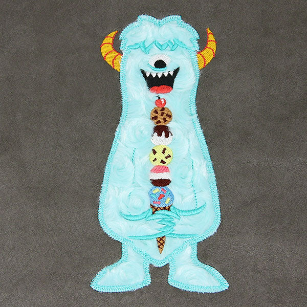 Fluffy Ice Cream Monster (Applique) - Image 3
