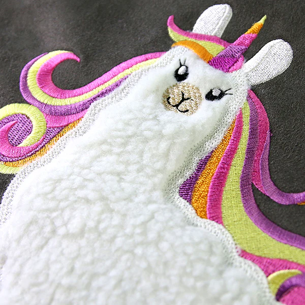 Fluffy Llama Unicorn (Applique) - Image 10