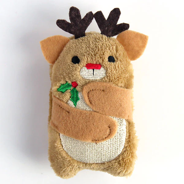 Fluffy Reindeer Candy Cane Holder (In-the-Hoop) - Image 2