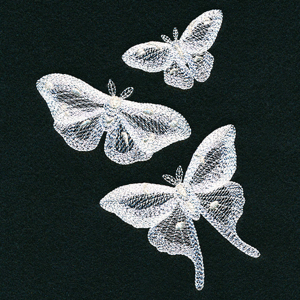 Fluttering Moth Trio - Image 7