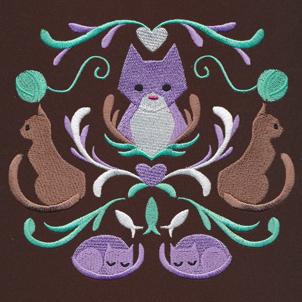 Folksy Feline Crest - Image 2