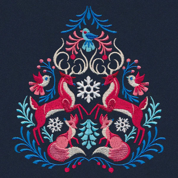 Folksy Winter Woodland Crest - Image 3