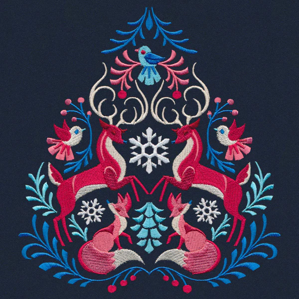 Folksy Winter Woodland Crest - Image 5