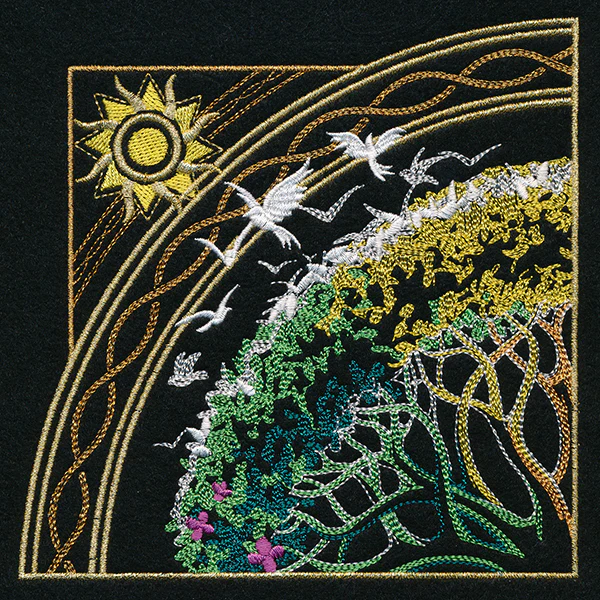 Four Seasons Kaleidoscope Tree - Summer - Image 7