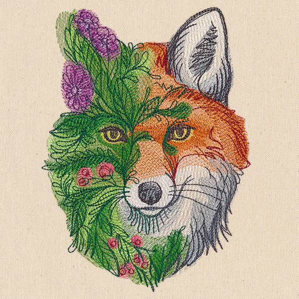 Fox in Flowers - Image 3