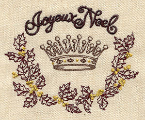 French Vintage Christmas Crown - Image 3