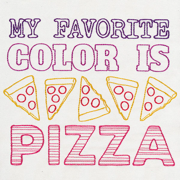 Fresh Tees - My Favorite Color Is Pizza - Image 3