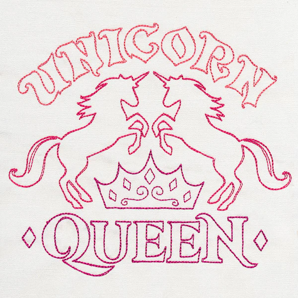 Fresh Tees - Unicorn Queen - Image 2