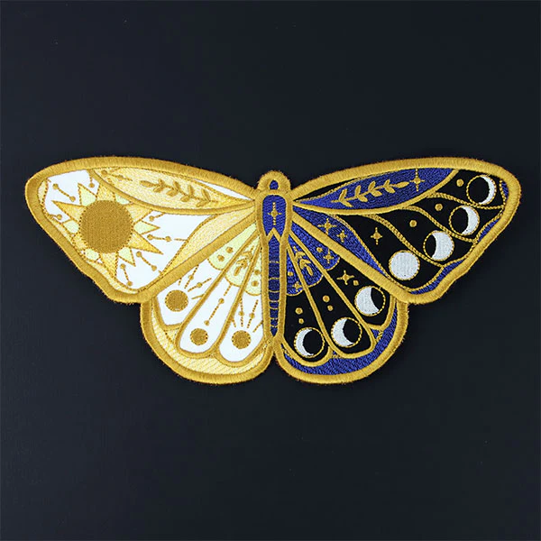 From Day to Night Butterfly Patch (In-the-Hoop) - Image 2