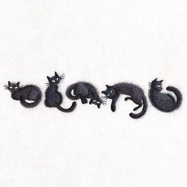 Fuzzy Black Cat Border - Image 7