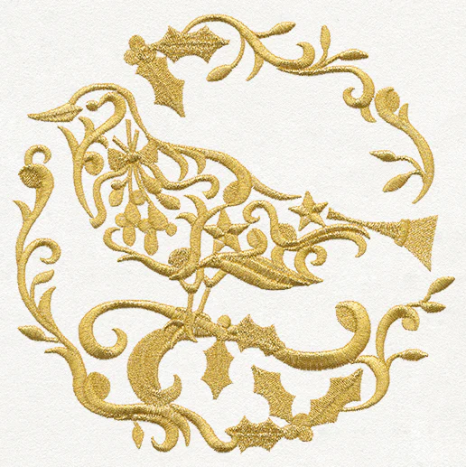 Gilded 12 Days of Christmas - Calling Bird - Image 2