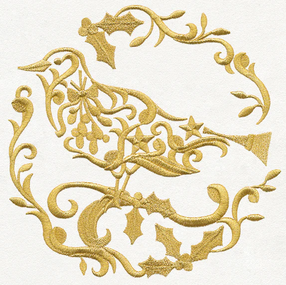 Gilded 12 Days of Christmas - Calling Bird - Image 6