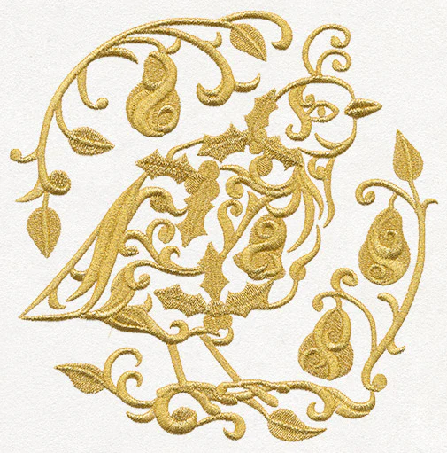 Gilded 12 Days of Christmas - Partridge - Image 2