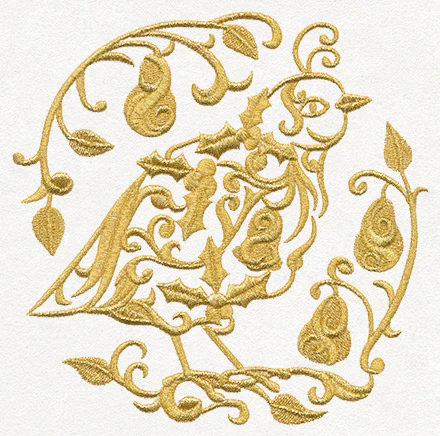 Gilded 12 Days of Christmas - Partridge - Image 3