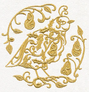Gilded 12 Days of Christmas - Partridge - Image 5