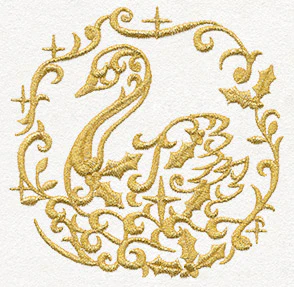 Gilded 12 Days of Christmas - Swan - Image 5