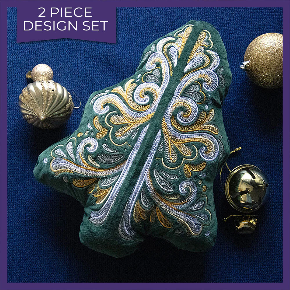 Gilded Baroque Christmas Tree Set - Image 8