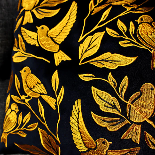 Gilded Birds & Botanicals Square 1 - Image 9