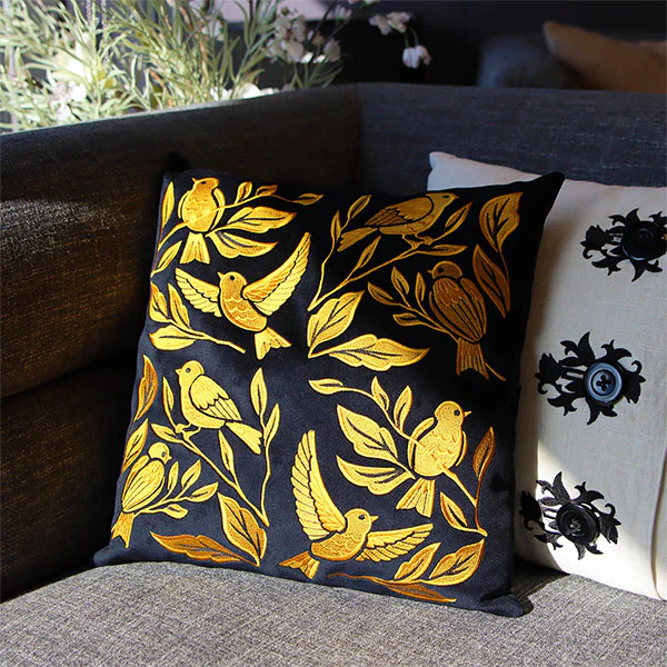 Gilded Birds & Botanicals Square 2 - Image 2