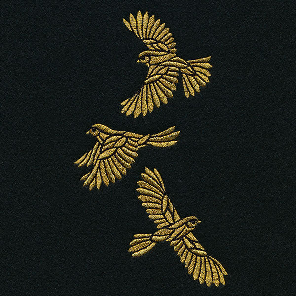 Gilded Birds in Flight - Image 7