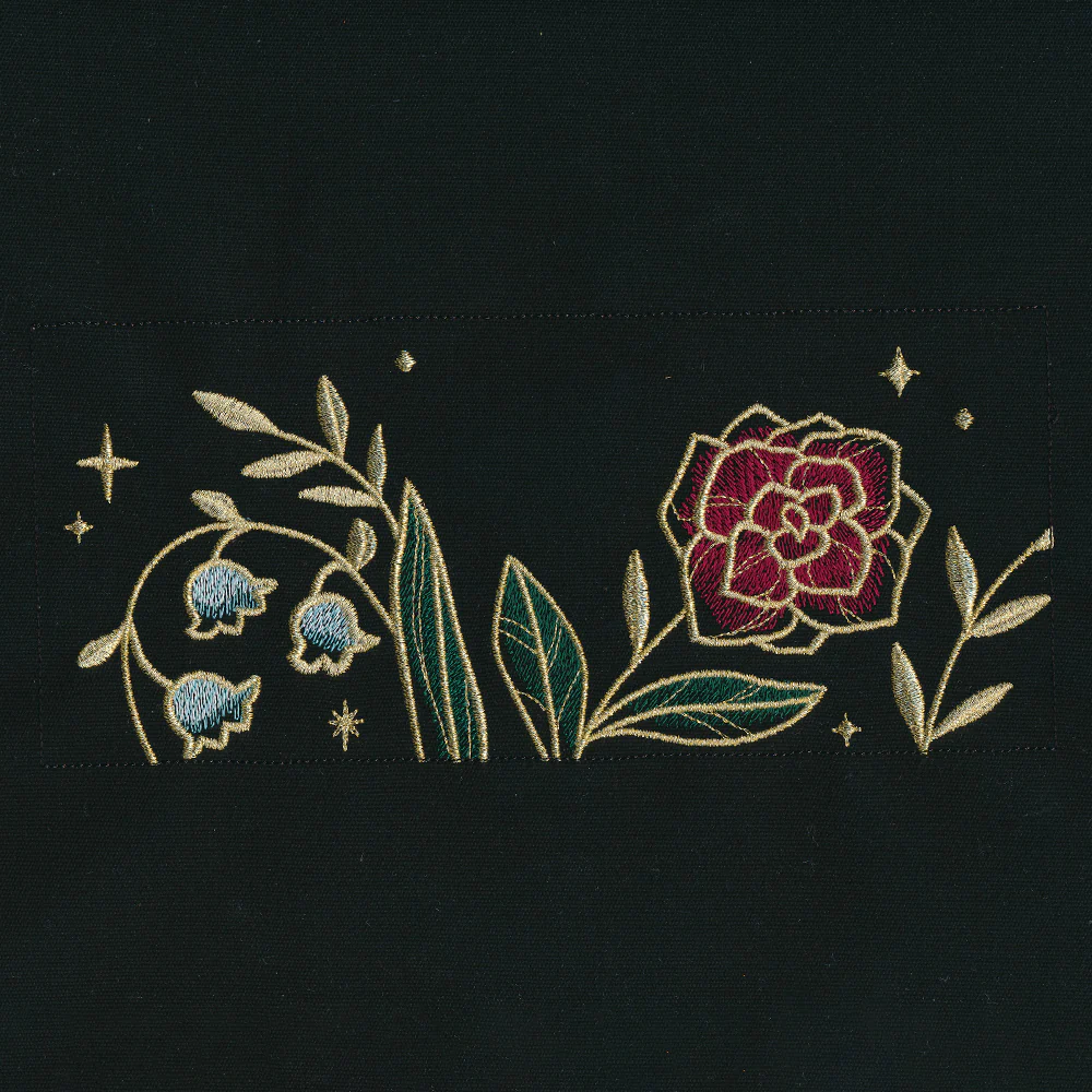 Gilded Books & Blooms (Applique) - Image 10