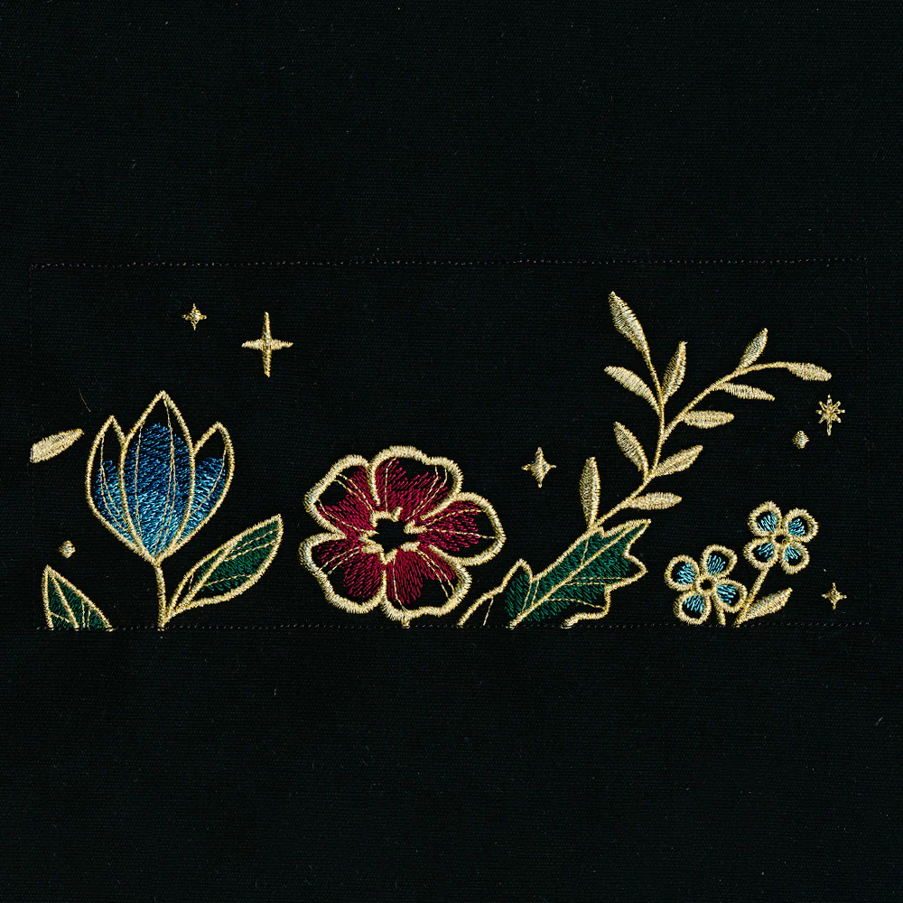 Gilded Books & Blooms (Applique) - Image 11