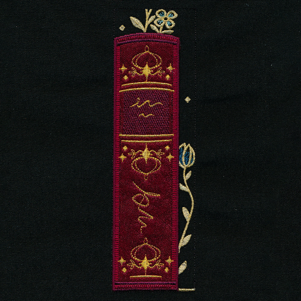 Gilded Books & Blooms (Applique) - Image 15