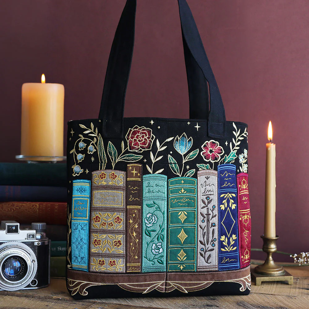 Gilded Books & Blooms (Applique) - Image 19