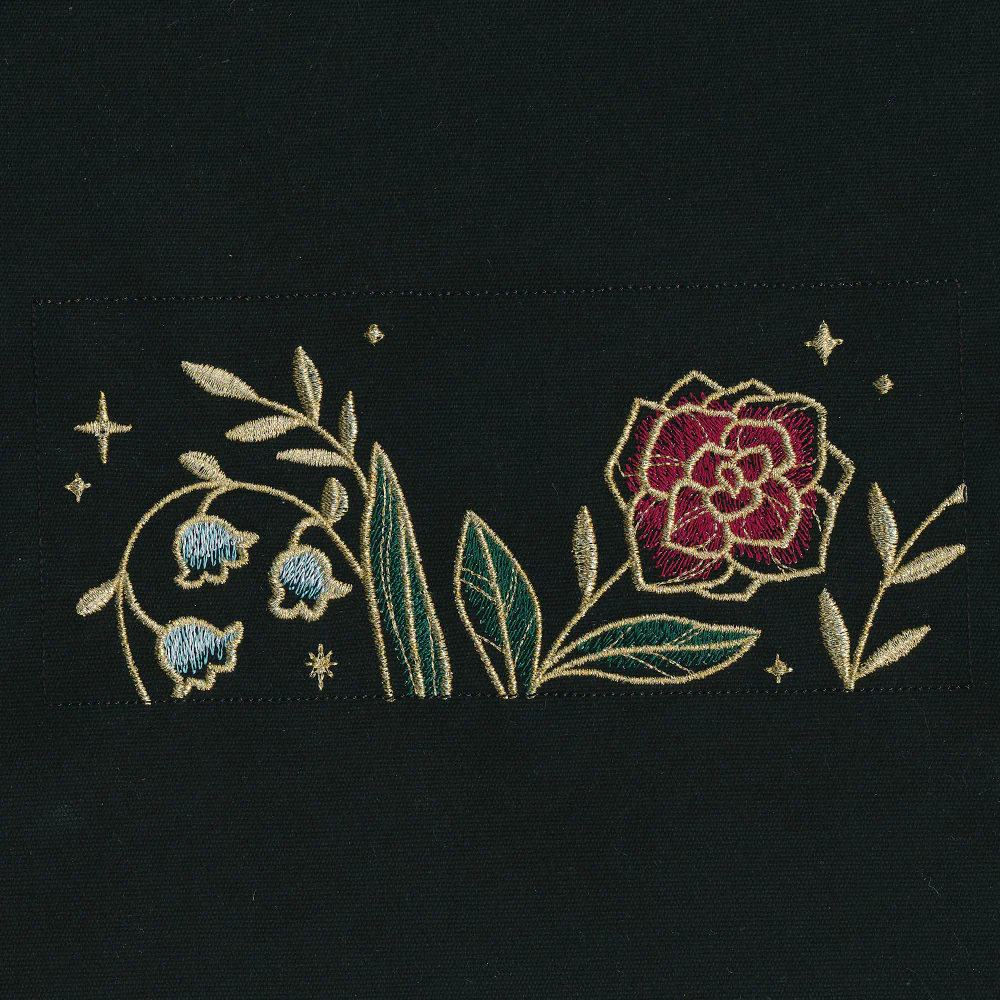 Gilded Books & Blooms (Applique) - Image 21
