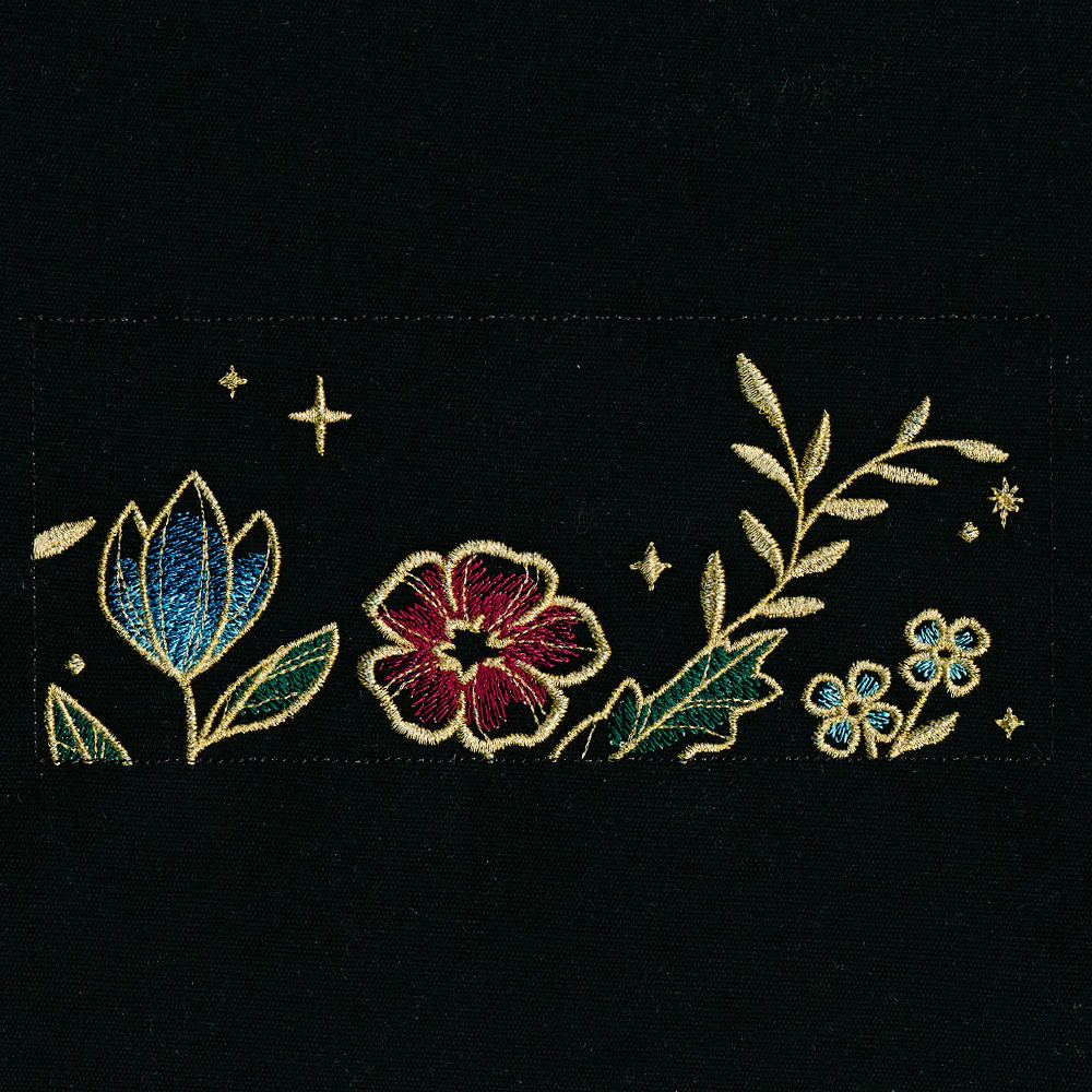Gilded Books & Blooms (Applique) - Image 22