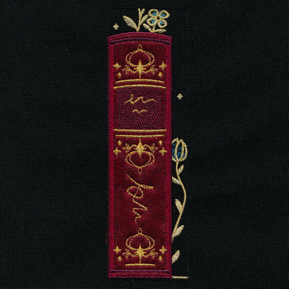 Gilded Books & Blooms (Applique) - Image 26