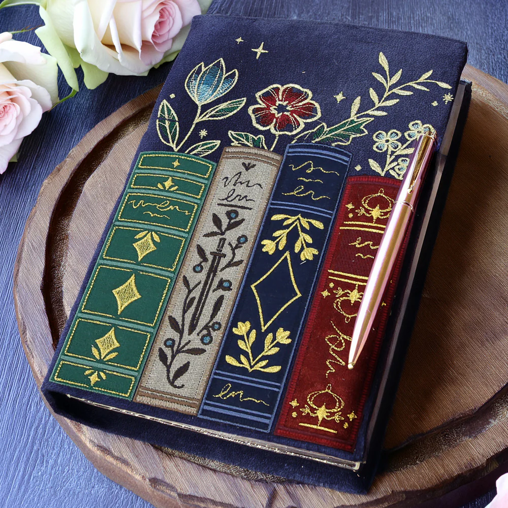 Gilded Books & Blooms (Applique) - Image 4