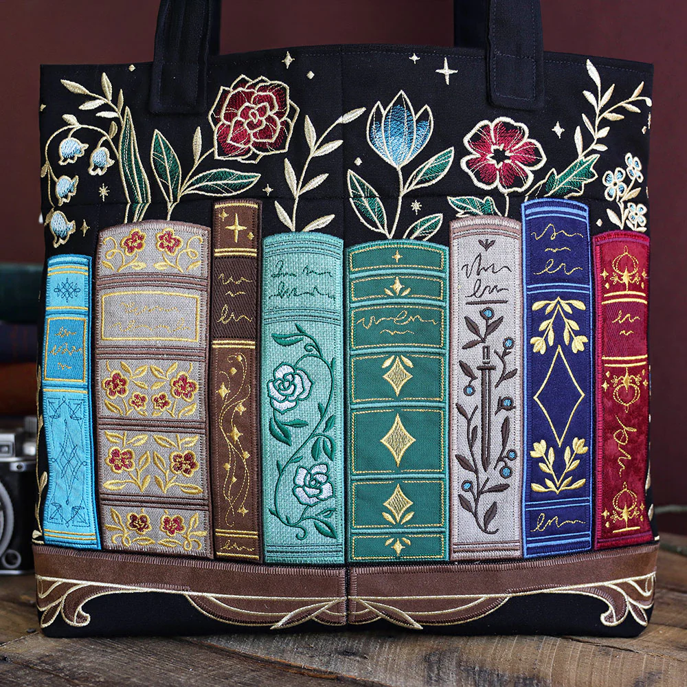 Gilded Books & Blooms (Applique) - Image 9