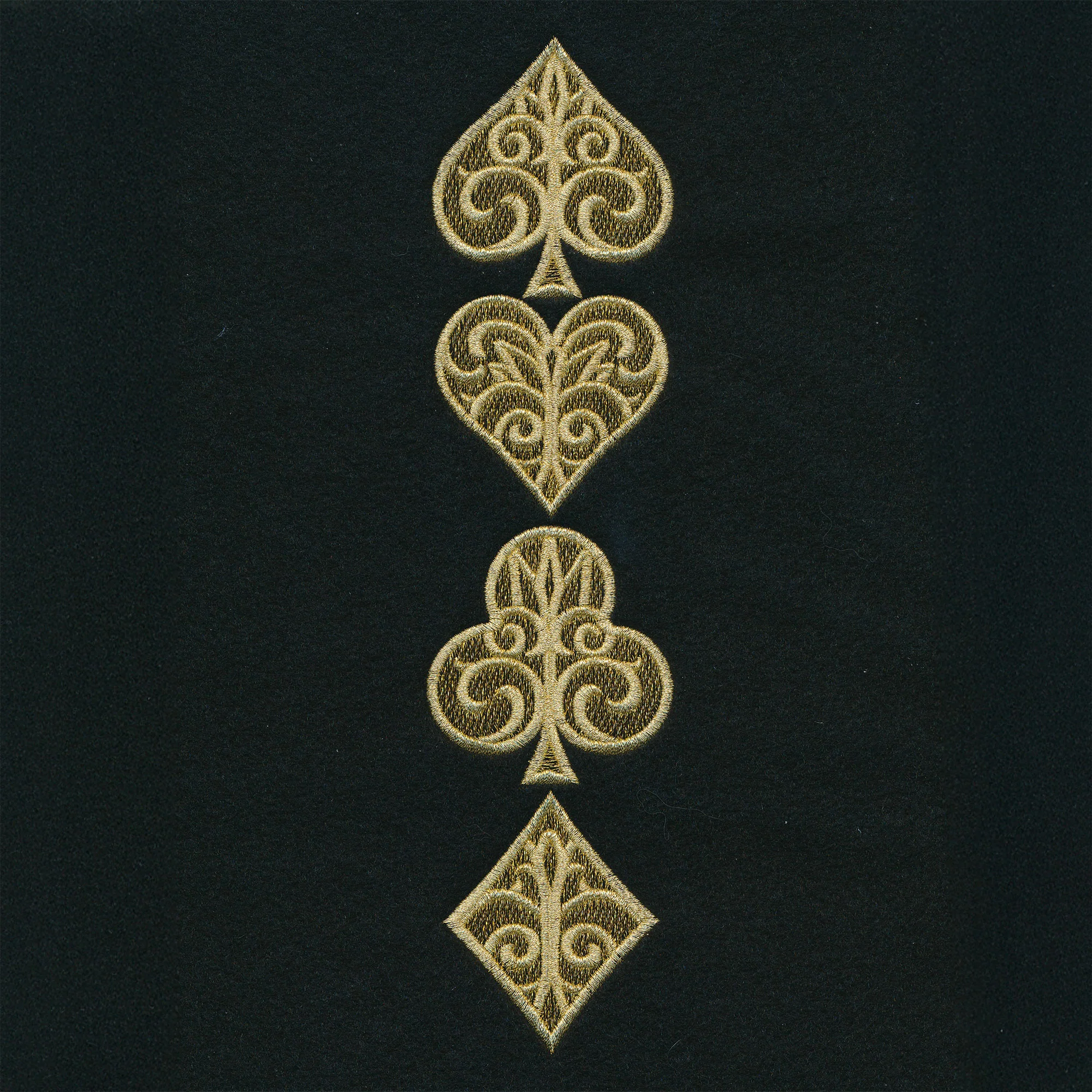 Gilded Card Suits -  Vertical Border - Image 3