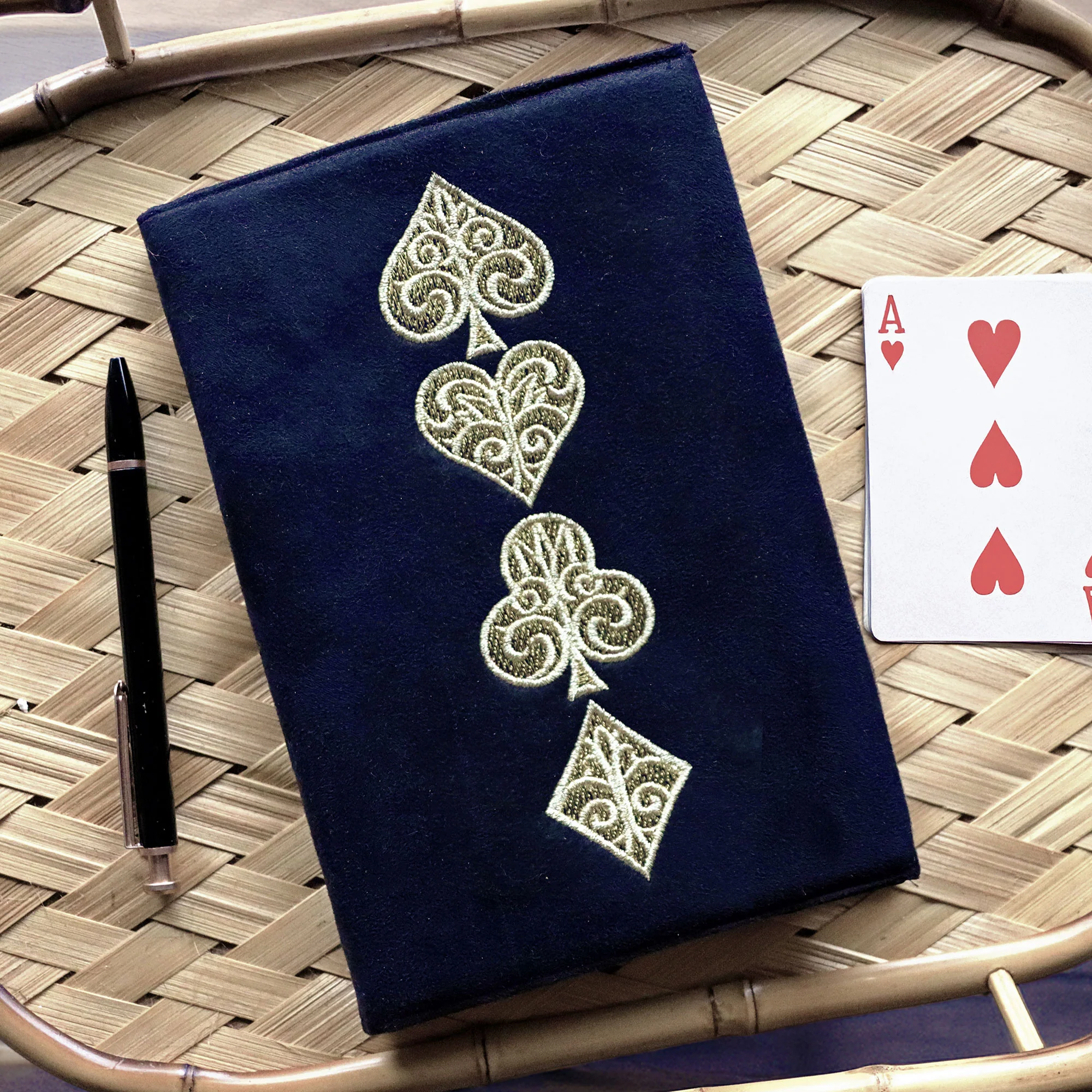 Gilded Card Suits -  Vertical Border - Image 4