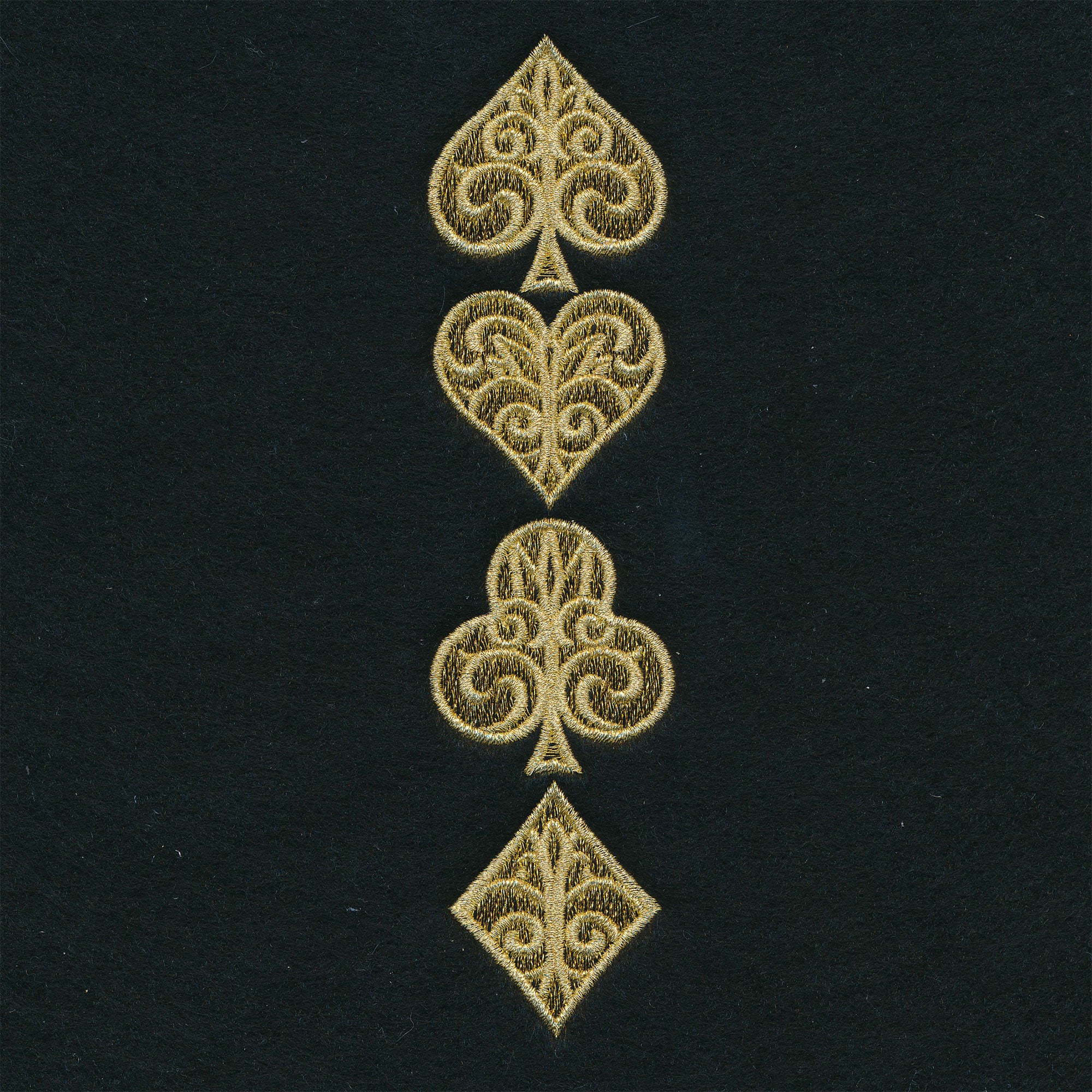 Gilded Card Suits -  Vertical Border - Image 5