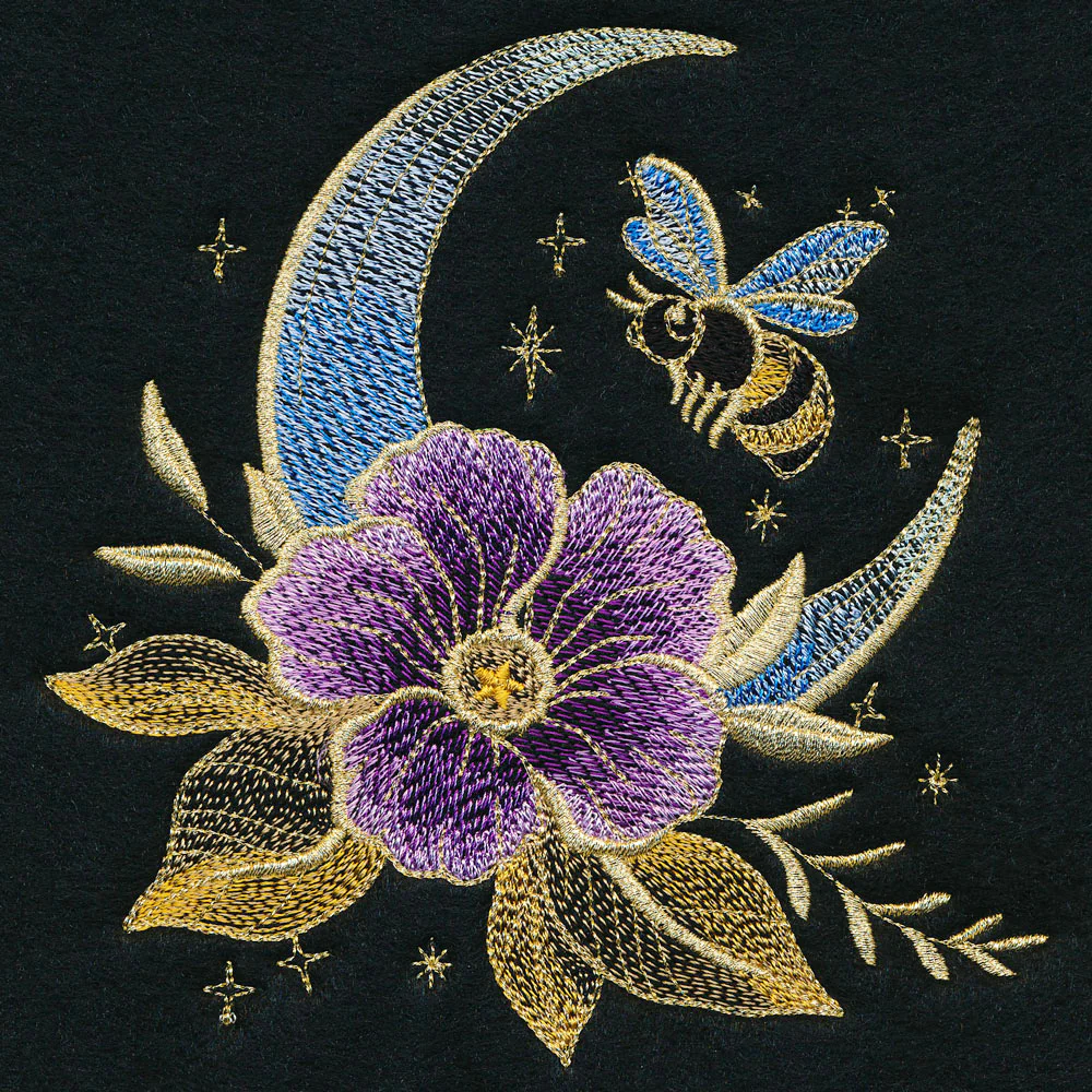 Gilded Celestial Bloom & Bee - Image 4