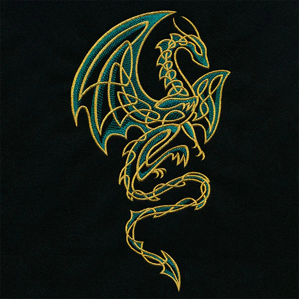 Gilded Celtic Knotwork Dragon - Image 9