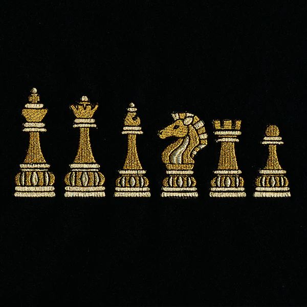 Gilded Chess Pieces - Horizontal Border - Image 4
