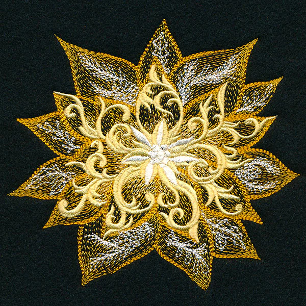 Gilded Christmas Poinsettia - Image 5