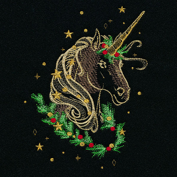 Gilded Christmas Unicorn - Image 3