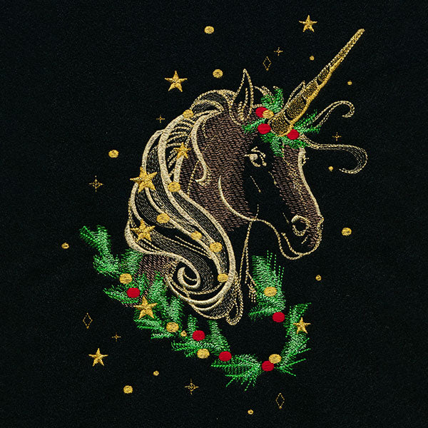 Gilded Christmas Unicorn - Image 4
