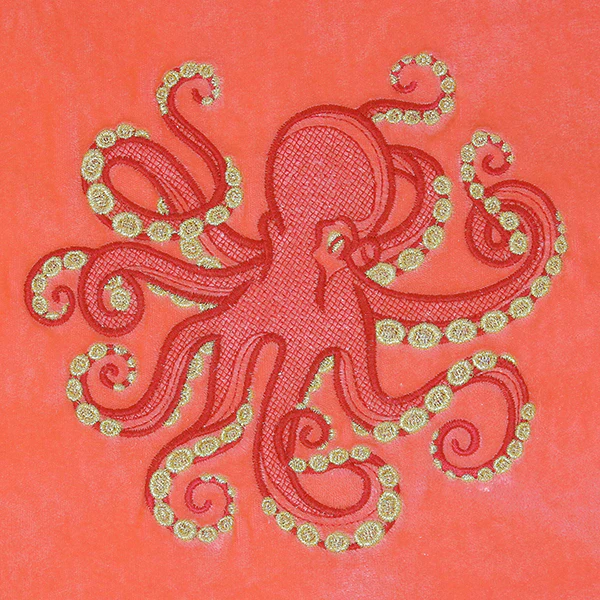Gilded Dreams Octopus (Embossed) - Image 2