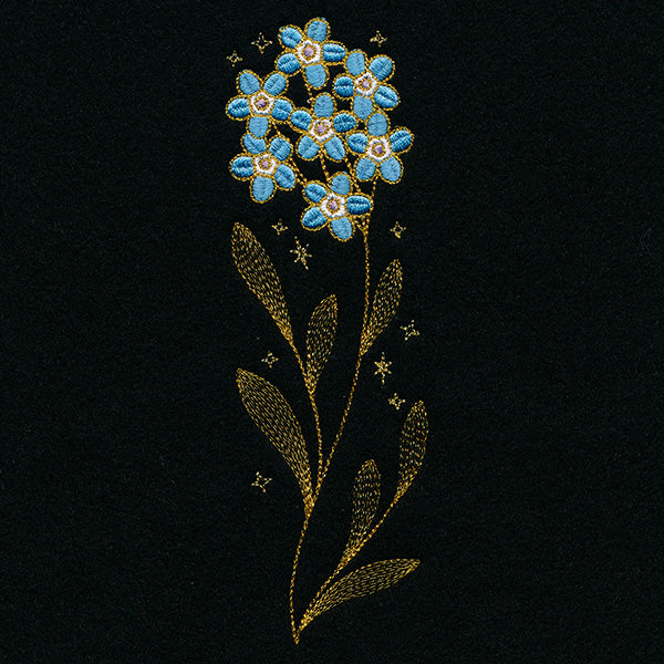 Gilded Forget-Me-Not Border - Image 10